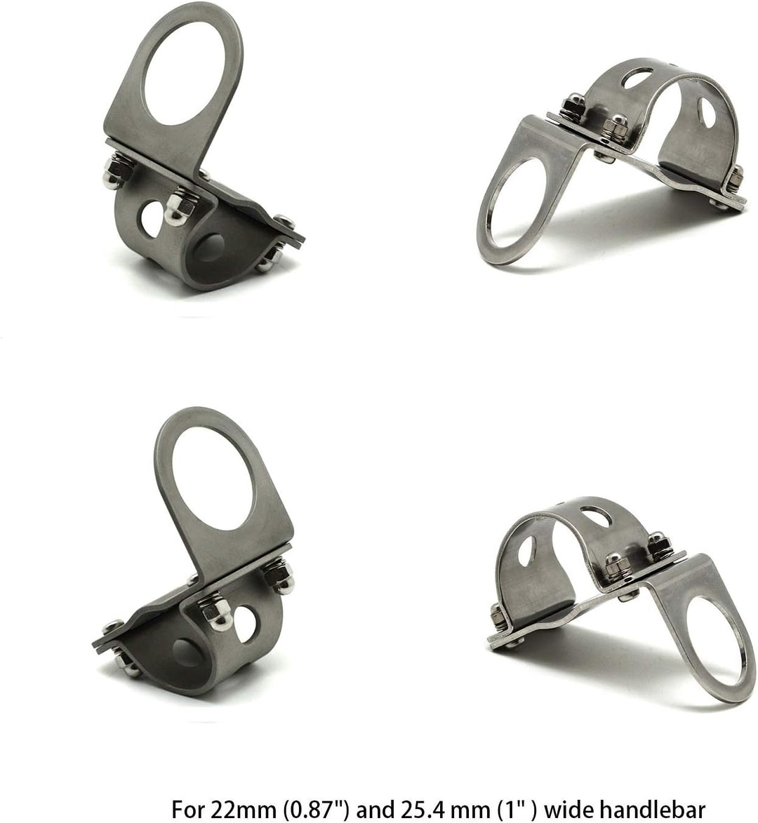 Cliff Top Aluminium 4,6 Ampere Motorrad 22 mm (0,87 ") und 25,4 mm (1") Lenker USB-Ladegerät - Steck