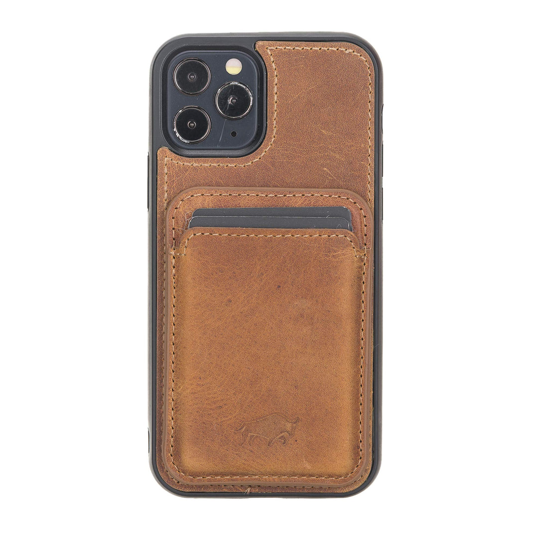 Solo Pelle Lederhülle + magnetische Geldbörse für das iPhone 12 Pro Max in 6.7 Zoll Case Leder Hülle