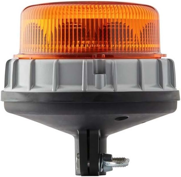 HELLA - LED-Blitz-Kennleuchte - K-LED 2.0 R - 12/24V - gelb - Anbau/Rohrstutzen, flexibel - 2XD 011