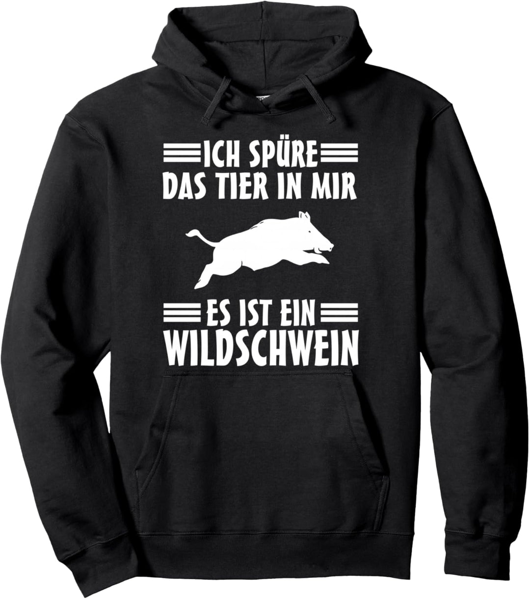 Wildschwein Pullover Hoodie