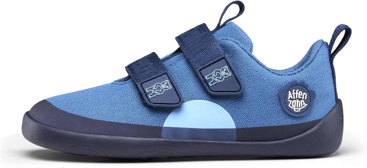 Affenzahn Barfussschuh Baumwolle Lucky Klettverschluss Vegan rutschfest Flexibel Reflektierend für d