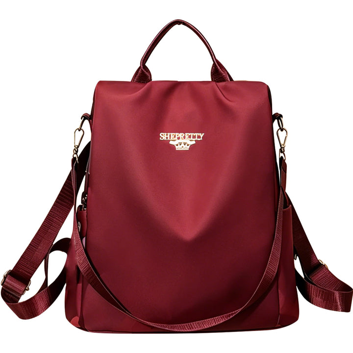 shepretty Wasserdichter Diebstahl-Rucksack für Damen 3-8864rot, 3-8864rot