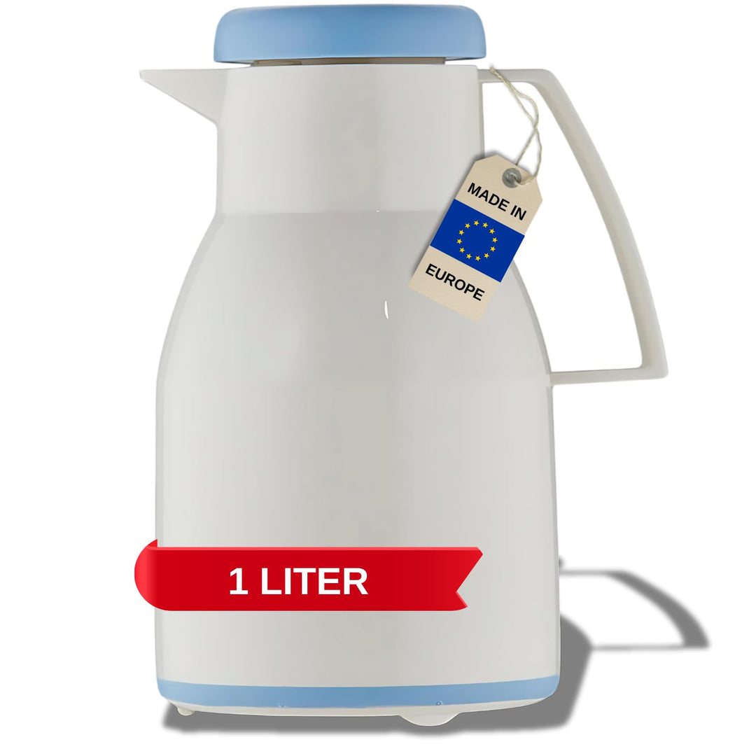 Helios Wash S+ Kunststoff-Isolierkanne, weiss, 1 Liter 1,0 Liter Weiss, 1,0 Liter Weiss