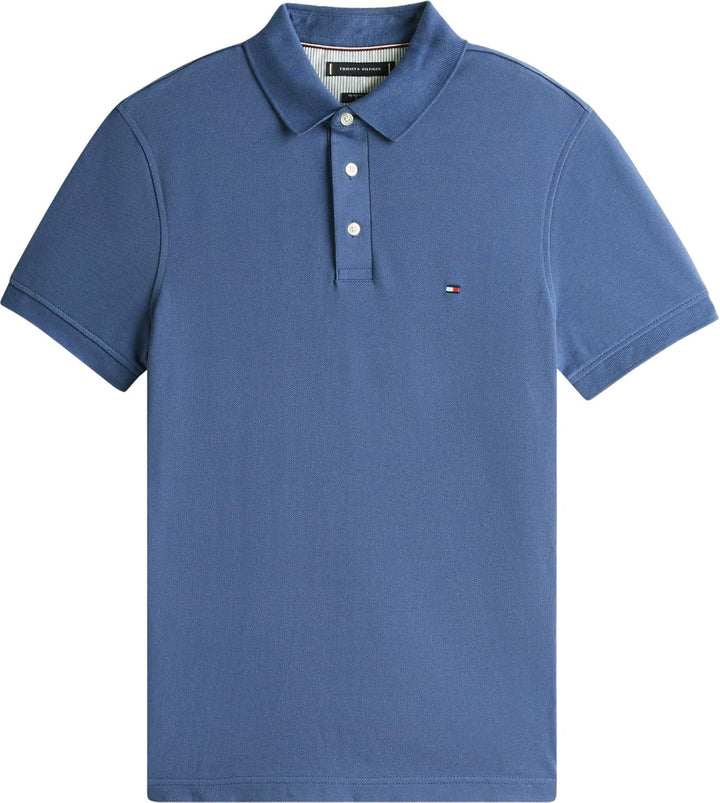 Tommy Hilfiger Herren Poloshirt Kurzarm 1985 Slim Slim Fit XS Blue (Aegean Sea), XS Blue (Aegean Sea