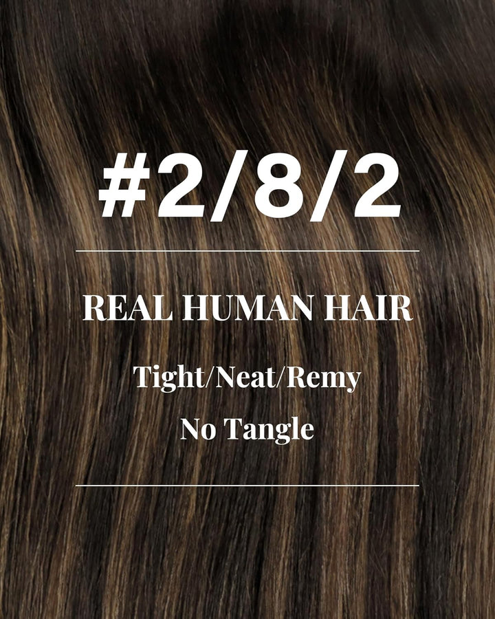 Hetto Tressen Echthaar Extensions Ombre Braun Tressen Extensions Echthaar Naturlich Echthaar Tressen