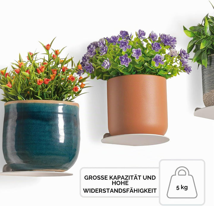 Wandhalterung, Blumentopf, künstliche und natürliche Pflanzen, dekorativ, für den Innenbereich, Pfla