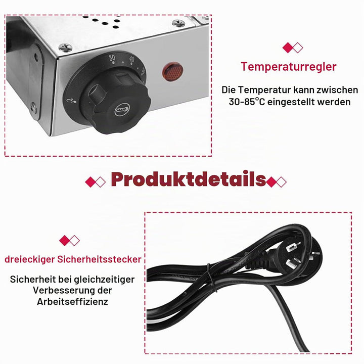 Wärmelampe Küche, Edelstahl Infrarot Speisenwärmer Lampe mit Lüftungsschlitze, Hängend Lebensmittel