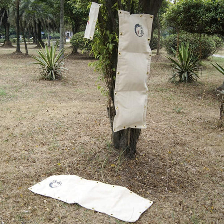 DETECH Mann Wing Chun Kung Fu Leinwand-Wand-Tasche Wand-Schlagpolster, Schlagkissen, Sandsack, Boxsa