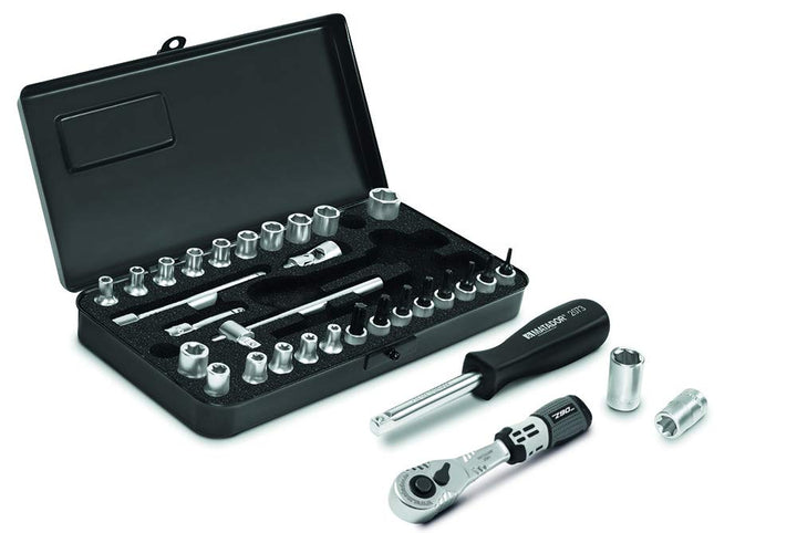 MATADOR Steckschlüsselsatz, 6-kant TORX, 6,3 (1/4) MM (2061), 2136 9320 32-teilig Metrisch, 32-teili