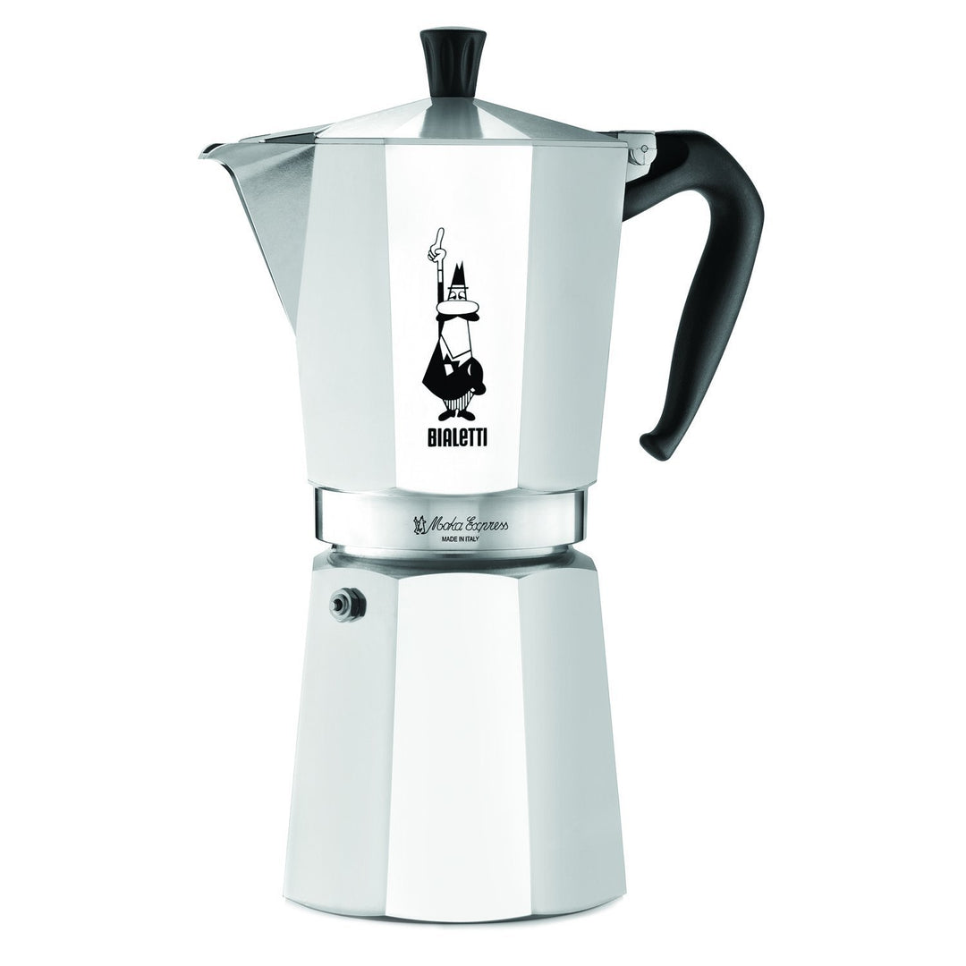 Bialetti - Moka Express: Kultiger Espressokocher für den Herd, macht echten italienischen Kaffee, Mo