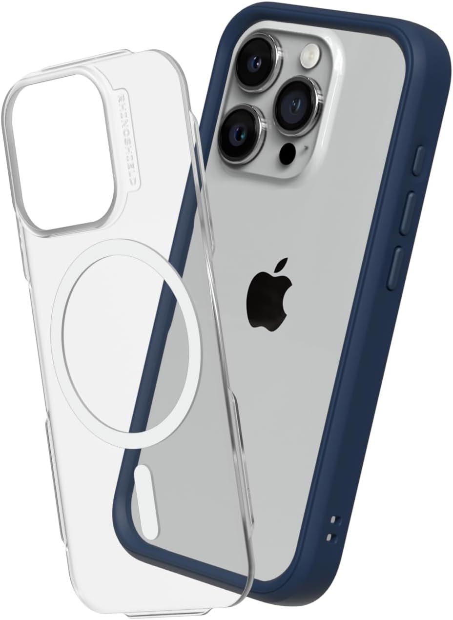 RhinoShield Modulares Case kompatibel mit MagSafe für [iPhone 15 Pro Max] | Mod NX - Überragender Ma