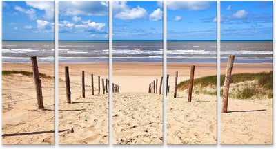 islandburner Bild auf Leinwand Weg Zum Sandstrand Nordsee In Zandvoort Aan Zee Bilder Wandbilder Pos