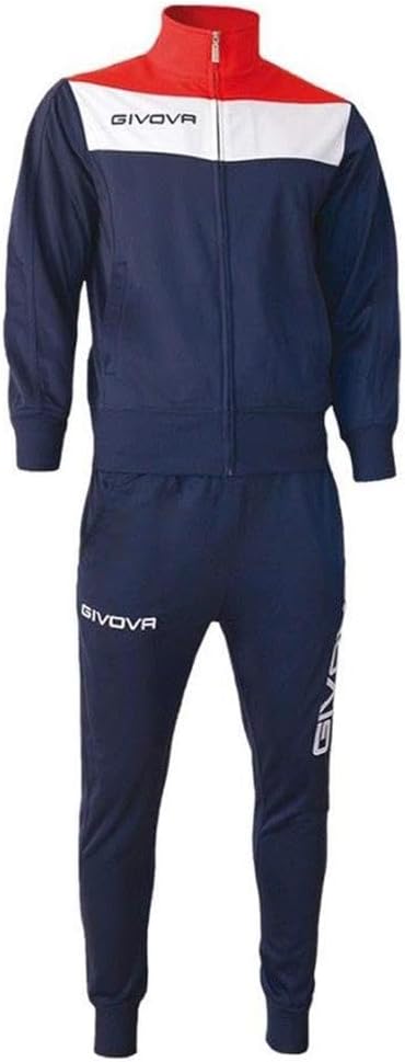 Givova Herren Anzug Spielfeld XS Blau/Grau Klar, XS Blau/Grau Klar