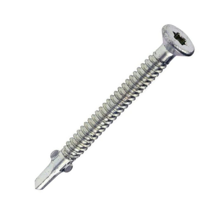WSDST Ø 6,3mm x 50mm Flügelbohrschrauben Senkkopf für Holz auf Stahl Bohrschrauben Torx TX