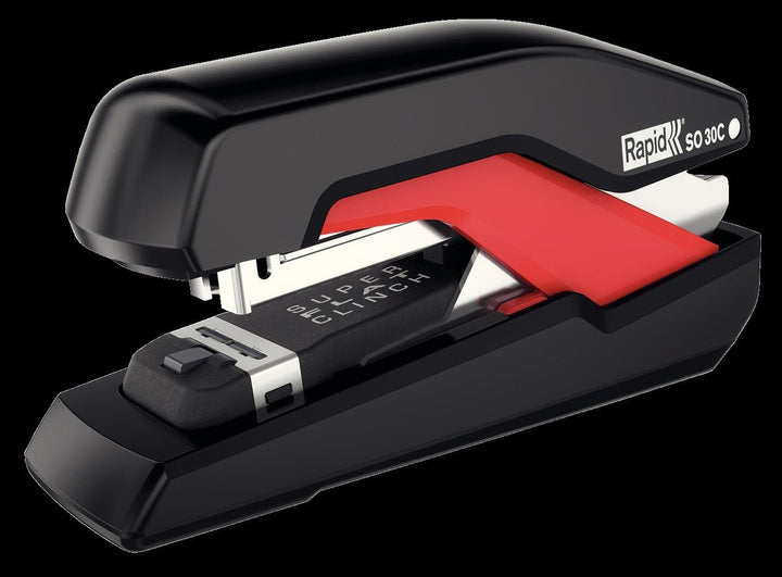 Rapid 5000550 Tacker Super Flachheftgerät (30 Blatt, Mühelos, Omnipress, Hochwertiges Ergonomisches