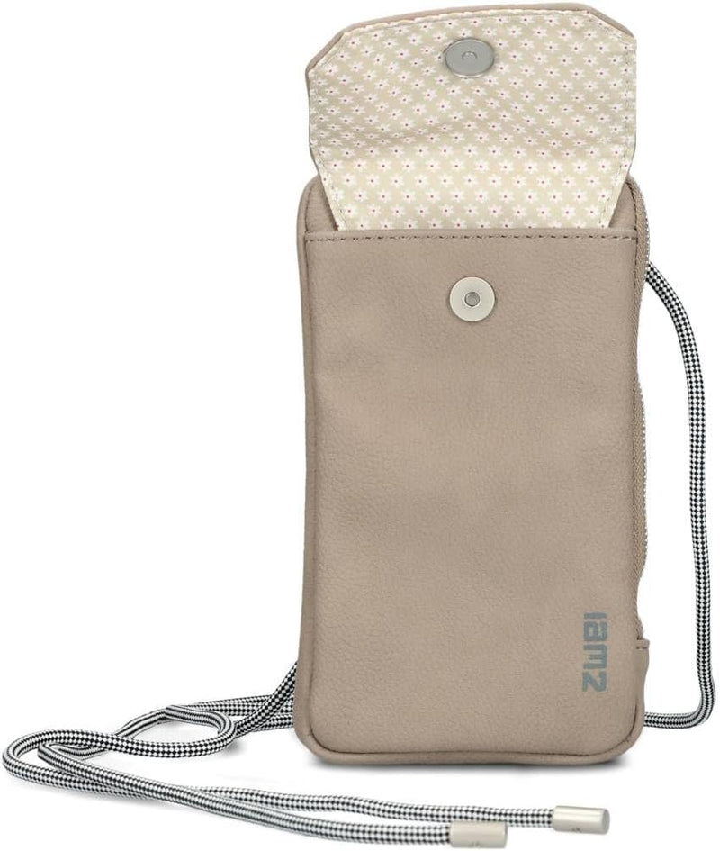 Zwei Handytasche zum Umhängen MP30 Smartphone-Etui 19 x 10 cm, Kleingeldfach + 4 Kartensteckfächer,