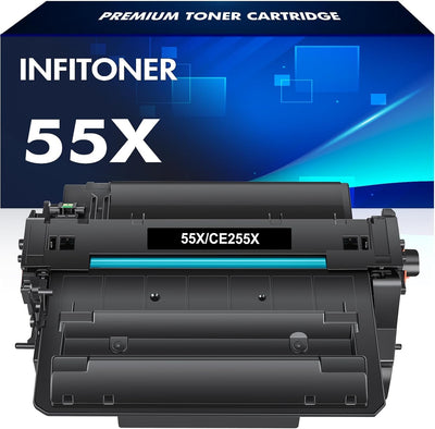 1-Pack 55X CE255X 55A CE255A Kompatibel für HP Laserjet Enterprise P3015DN P3015D Pro 500 MFP M521DN