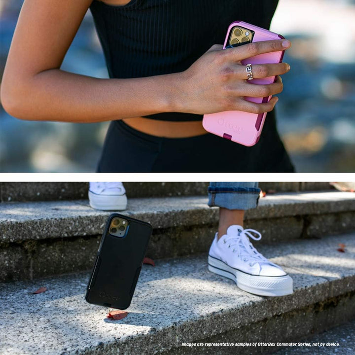 OtterBox Commuter Series Schutzhülle für iPhone 11 Pro Max, Motiv CUPIDS WAY (Rosémarine-Rosa/Pflaum
