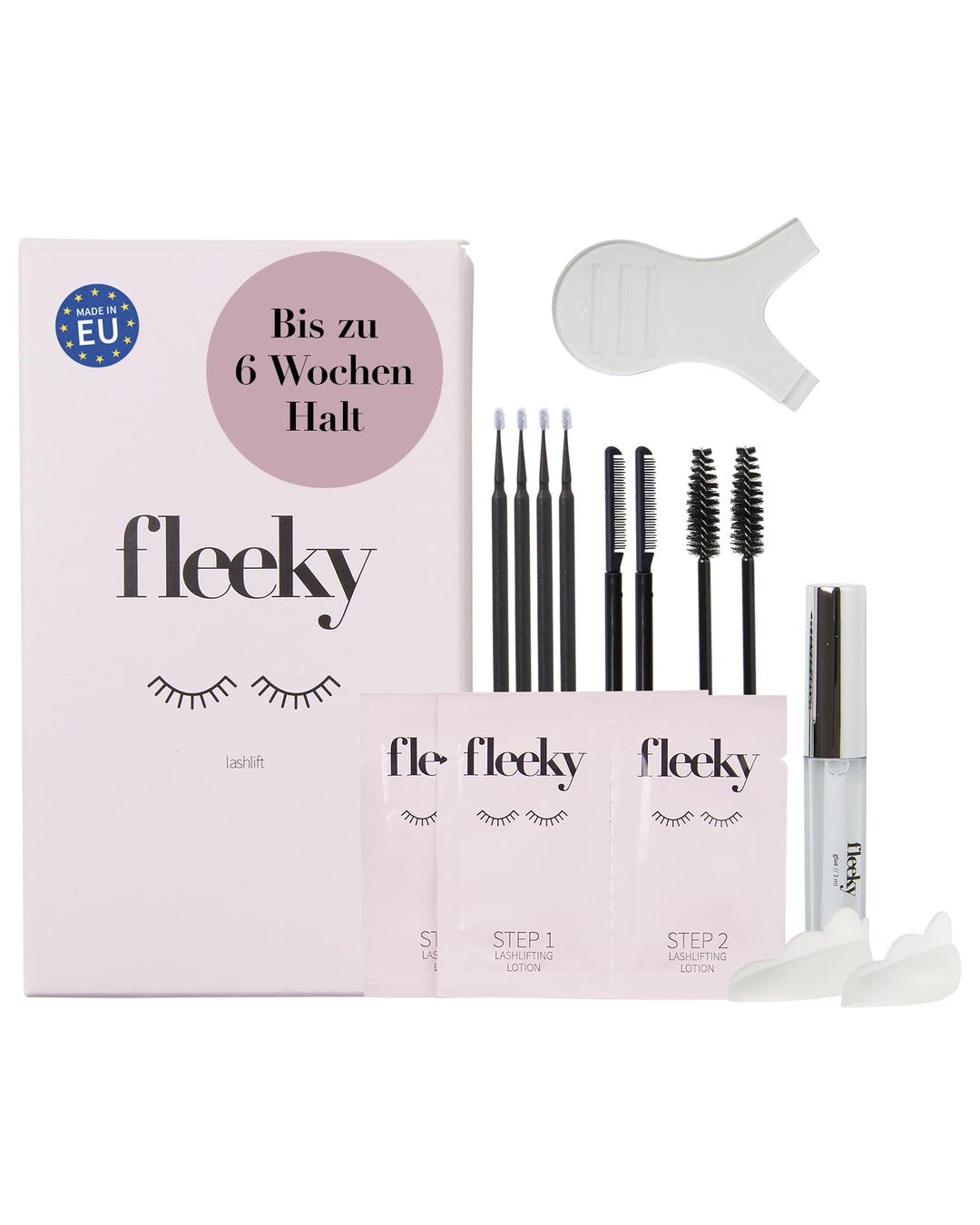 Wimpernlifting Set Mini | Lash Lift Set | 100% Vegan und Tierversuchsfrei | Wimpern-Curling Kit | Na