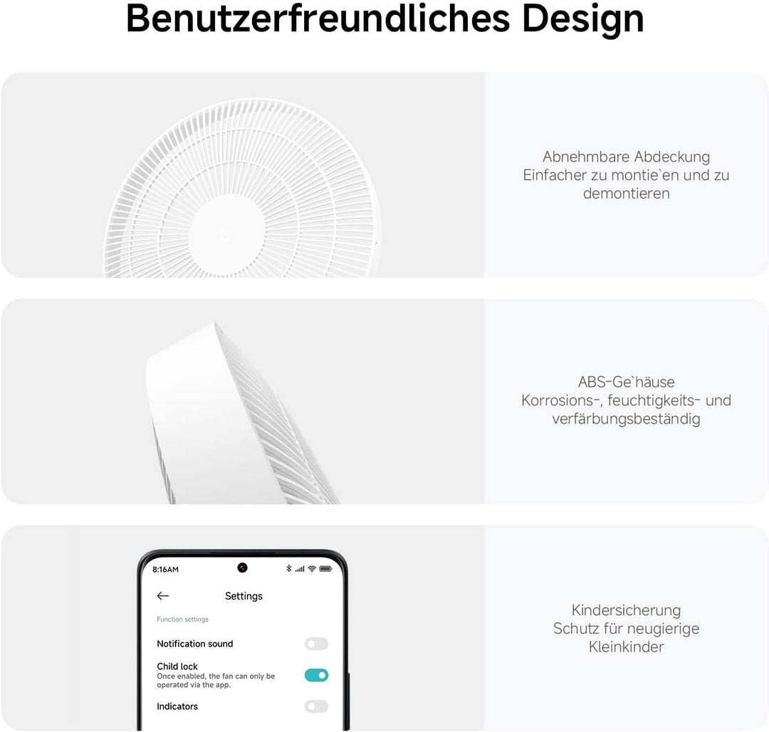XIAOMI Mijia Smart Standing Fan Pro Slim