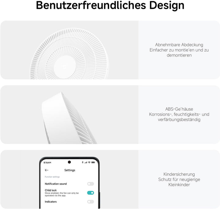 XIAOMI Mijia Smart Standing Fan Pro Slim
