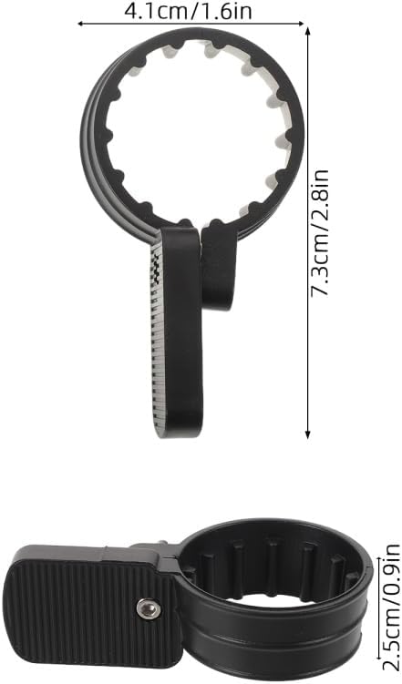MAGICLULU Verstellbarer Daumengasgriff Adapter aus Verschleissfestem Kunststoff mit Montagematerial