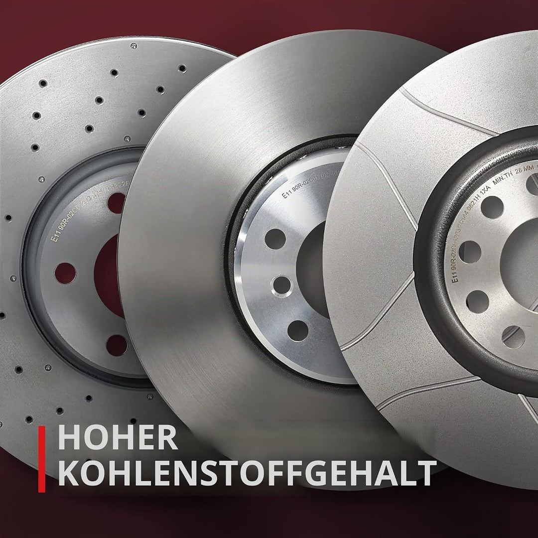 Brembo 09.9145.11 Vordere Bremsscheibe mit UV Lackierung, Anzahl 2 Single, Single
