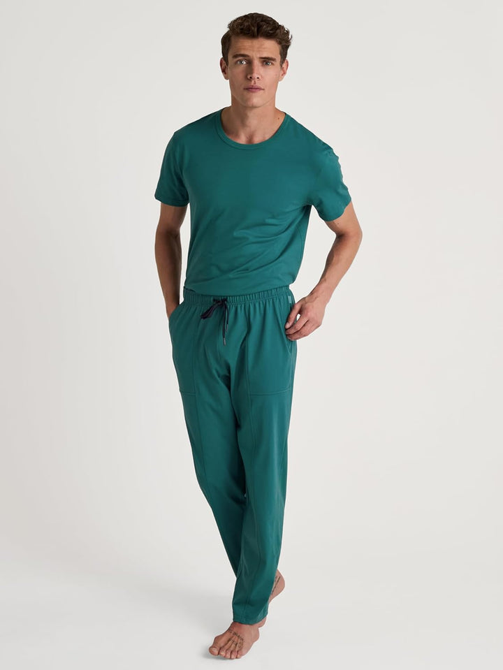 CALIDA RMX Lounge Jogginghose Herren, mit Seitentaschen 46-48 Philo Green, 46-48 Philo Green