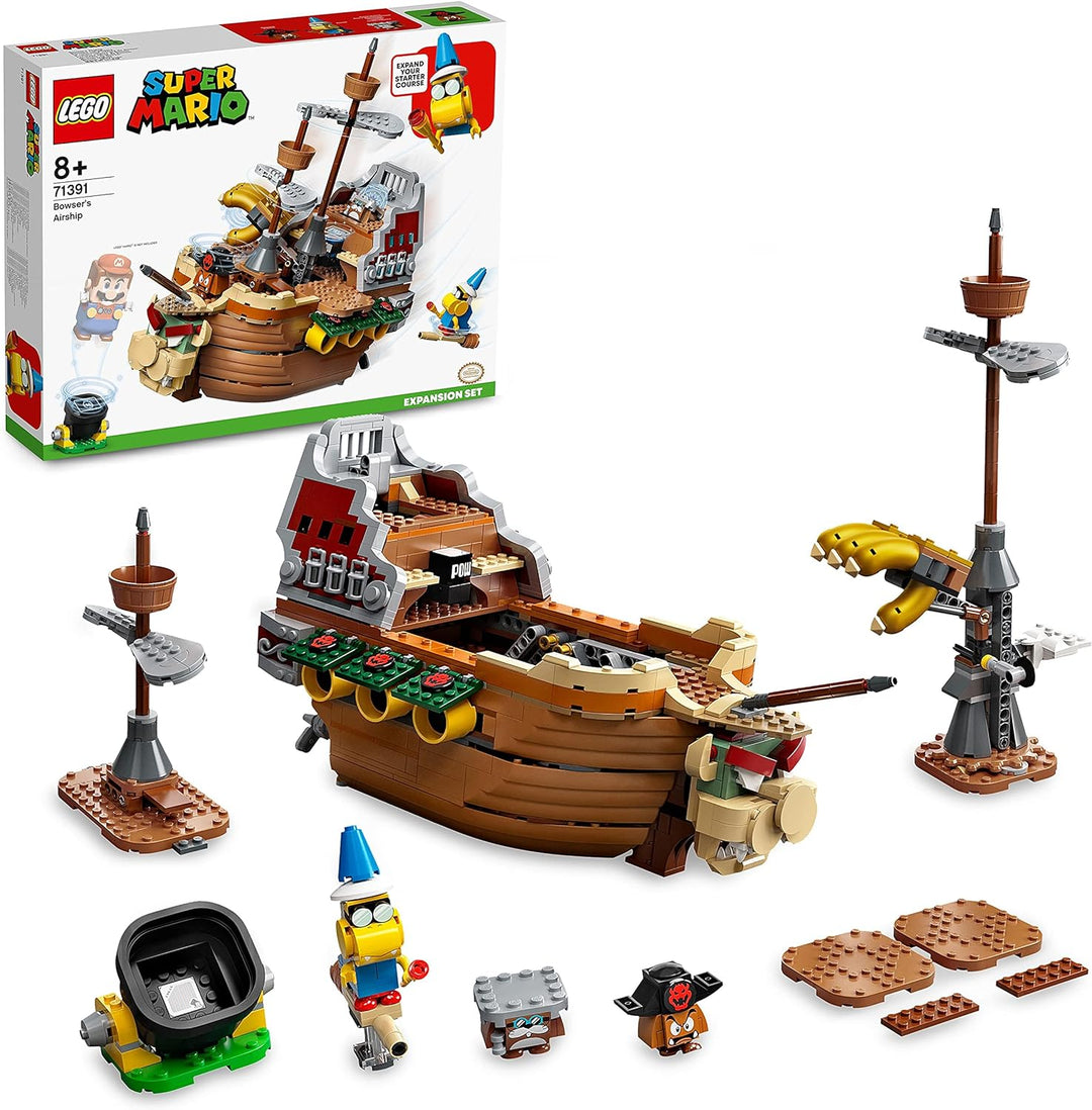 LEGO 71391 Super Mario Bowsers Luftschiff – Erweiterungsset, baubares Kinderspielzeug zum Sammeln, G