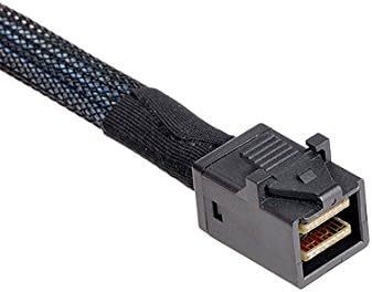 SilverStone SST-CPS06 - Internes Mini SAS HD Kabel, beidseitige 36pin SFF8643 Stecker mit Sidband-Ka