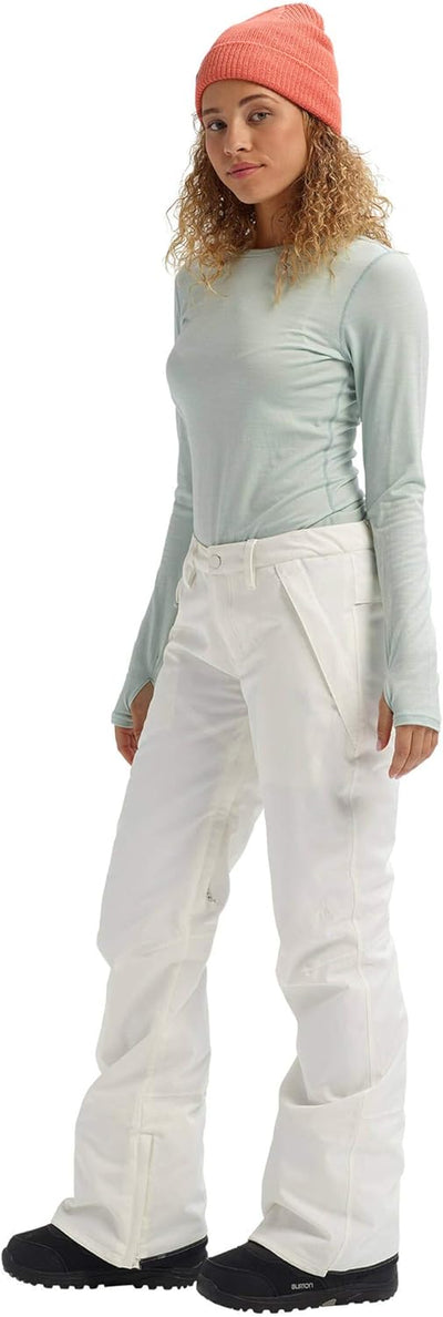 Burton Damen Society Snowboard Hose, S Stout White