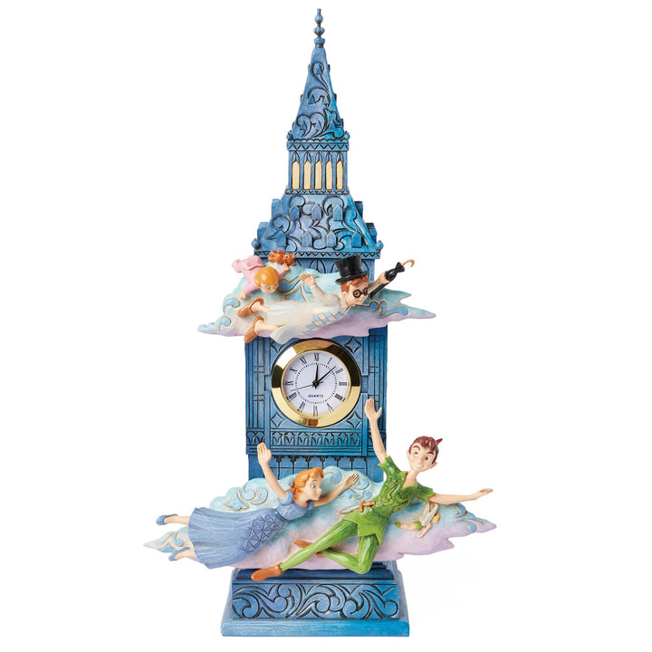 Disney Traditions Peter Pan Clock, Height 26cm