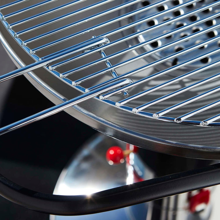 Barbecook Grillrost rund 43cm mit Zwei festen Handgriffen fur Optima/Loewy 45, Edelstahl