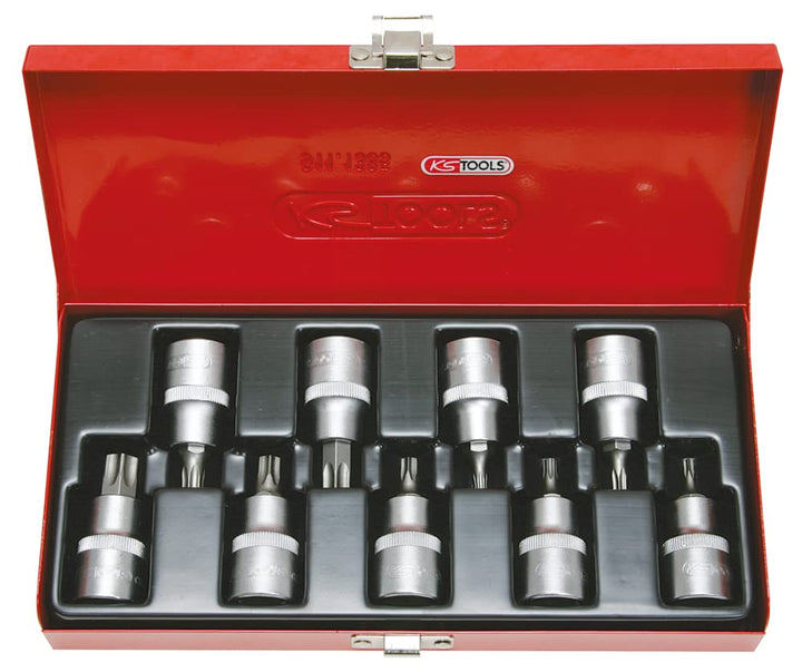 KS Tools 1/2 922.1890 9 tlg. Steckschlüssel Set Torx-Schraubendreher T20 – T60