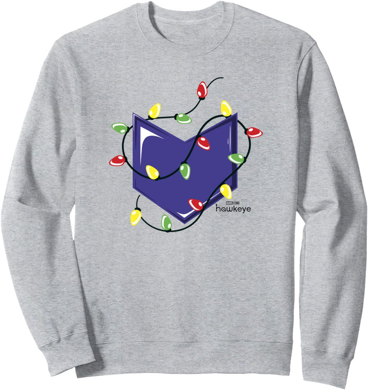 Marvel Hawkeye Weihnachten Lights Logo Sweatshirt