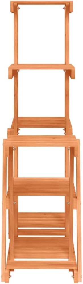 vidaXL Blumenständer, Pflanzenregal Holz, Blumenregal für Wohnzimmer Balkon Terrasse, Pflanzenstände