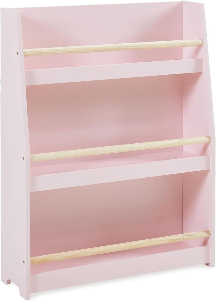 [en.casa] Kinder Bücherregal Virer Kinderregal mit 3 offenen Fächern Aufbewahrung Montessori Standre