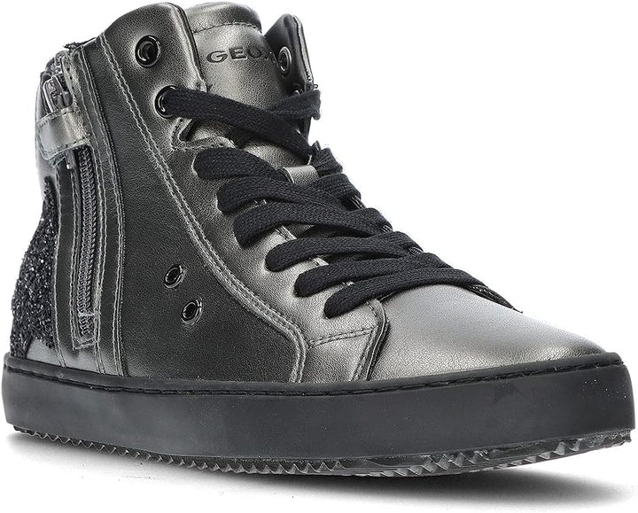 Geox Mädchen J Kalispera Girl A Sneakers 30 EU Dk Grey, 30 EU Dk Grey