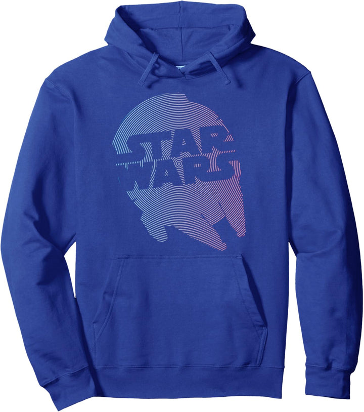 Star Wars Millennium Falcon Hypno Lines Logo Pullover Hoodie