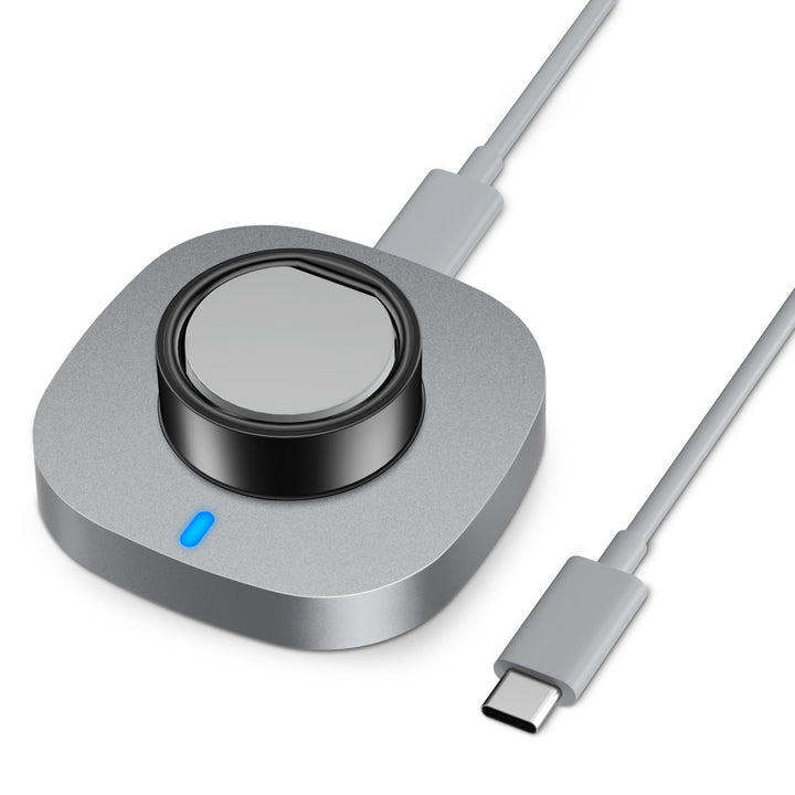 Ladegerät kompatibel mit Ultrahuman Ring Air, Schnelllade-Dock mit USB C Kabel Tragbares Ersatzladeg