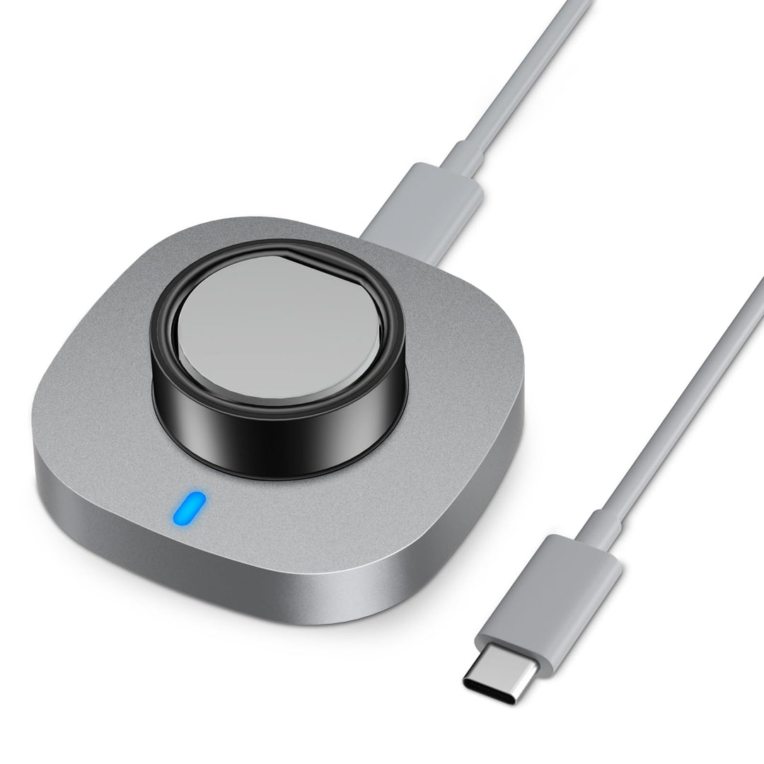 ZOOROO Ladegerät kompatibel mit Ultrahuman Ring Air, Schnelllade-Dock mit USB C Kabel Tragbares Ersa