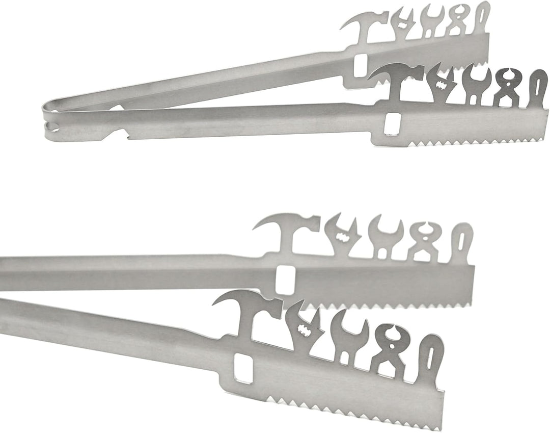 Grillzange Motiv Handwerk Werkzeuge spülmaschinengeeignet, Geschenkidee, Männergeschenk, Geschenk Zi
