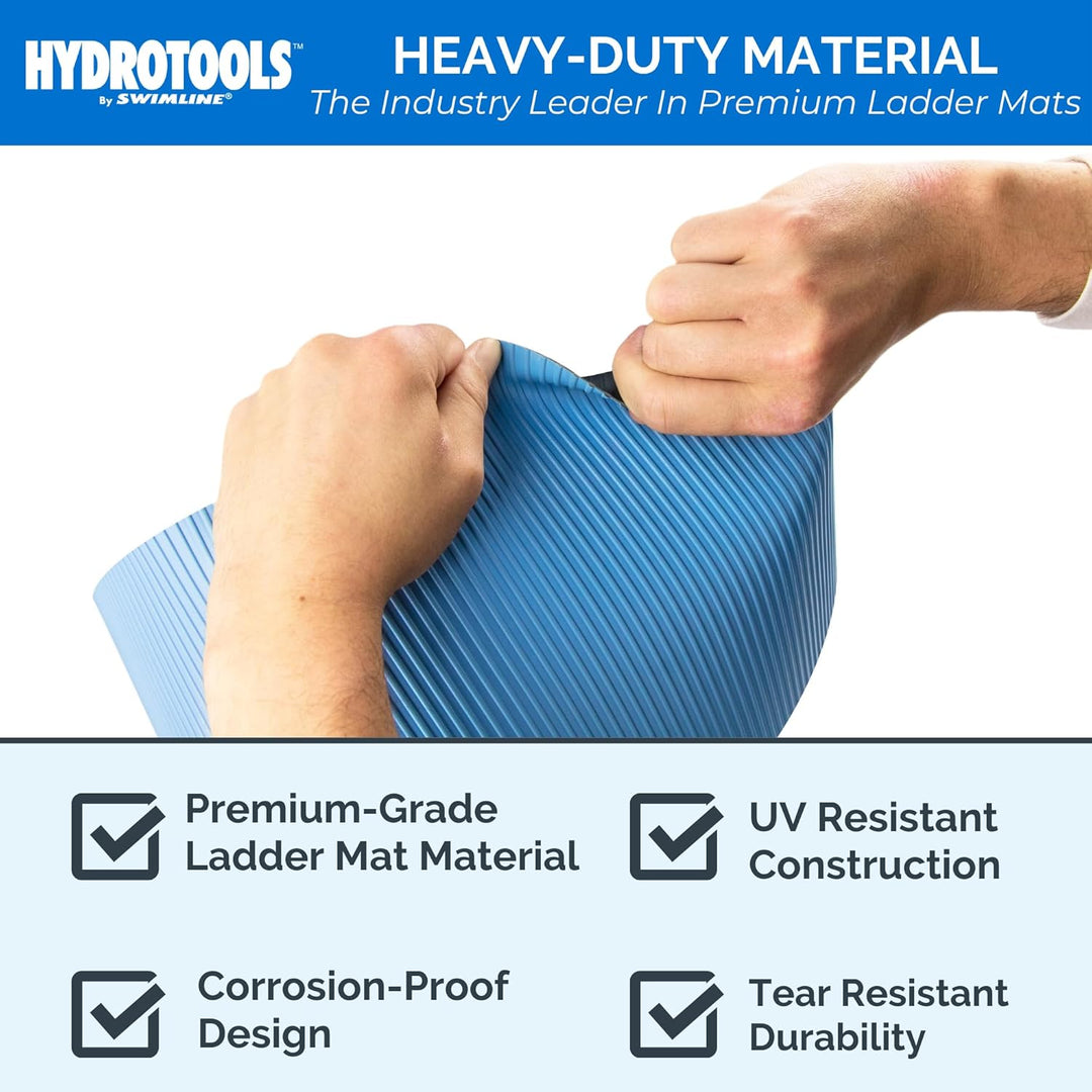 Swimline Hydro Tools Schutzmatte für Poolleiter, Trittschutz 9-Inch by 36-Inch blau, 9-Inch by 36-In