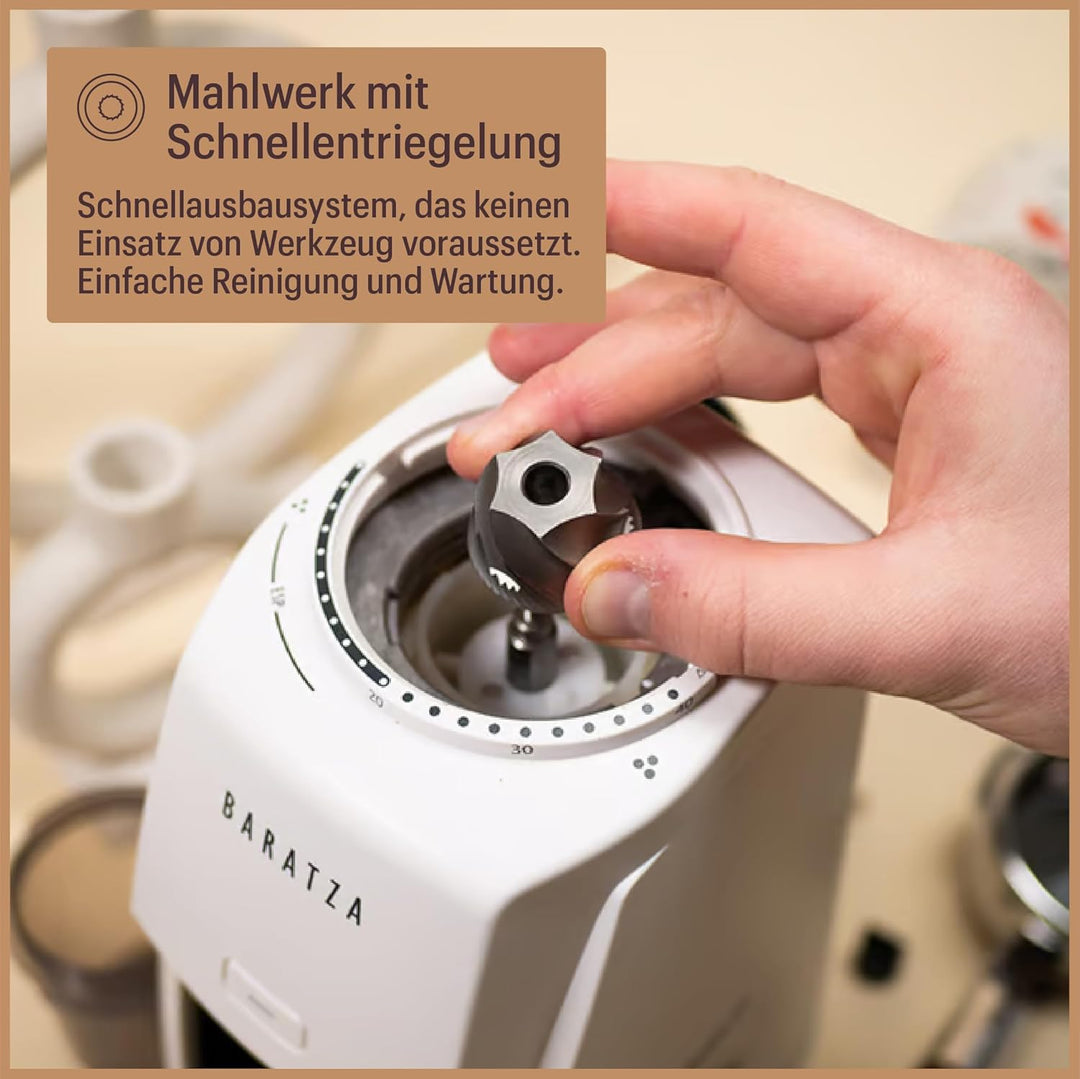 Baratza - Sette 270 230V Kaffeemühle - Elektrische Kaffeemühle mit Mahlwerk, Schwarz ZCG1270BLK4FEU1
