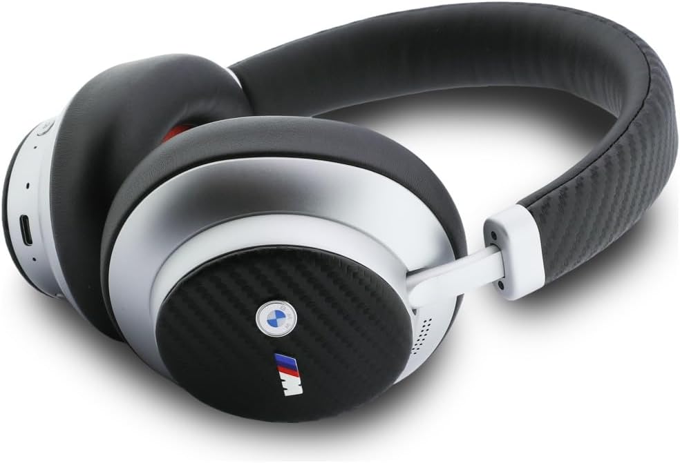 CG MOBILE BMW On-Ear-Kopfhörer M Carbon Metall Logo Bluetooth ENC (Silber)