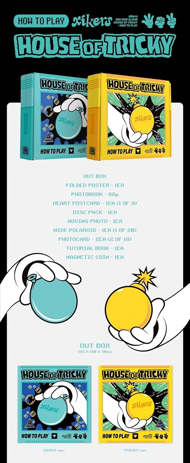 xikers - 2nd Mini Album HOUSE OF TRICKY : HOW TO PLAY CD (HIKER ver.), HIKER ver.