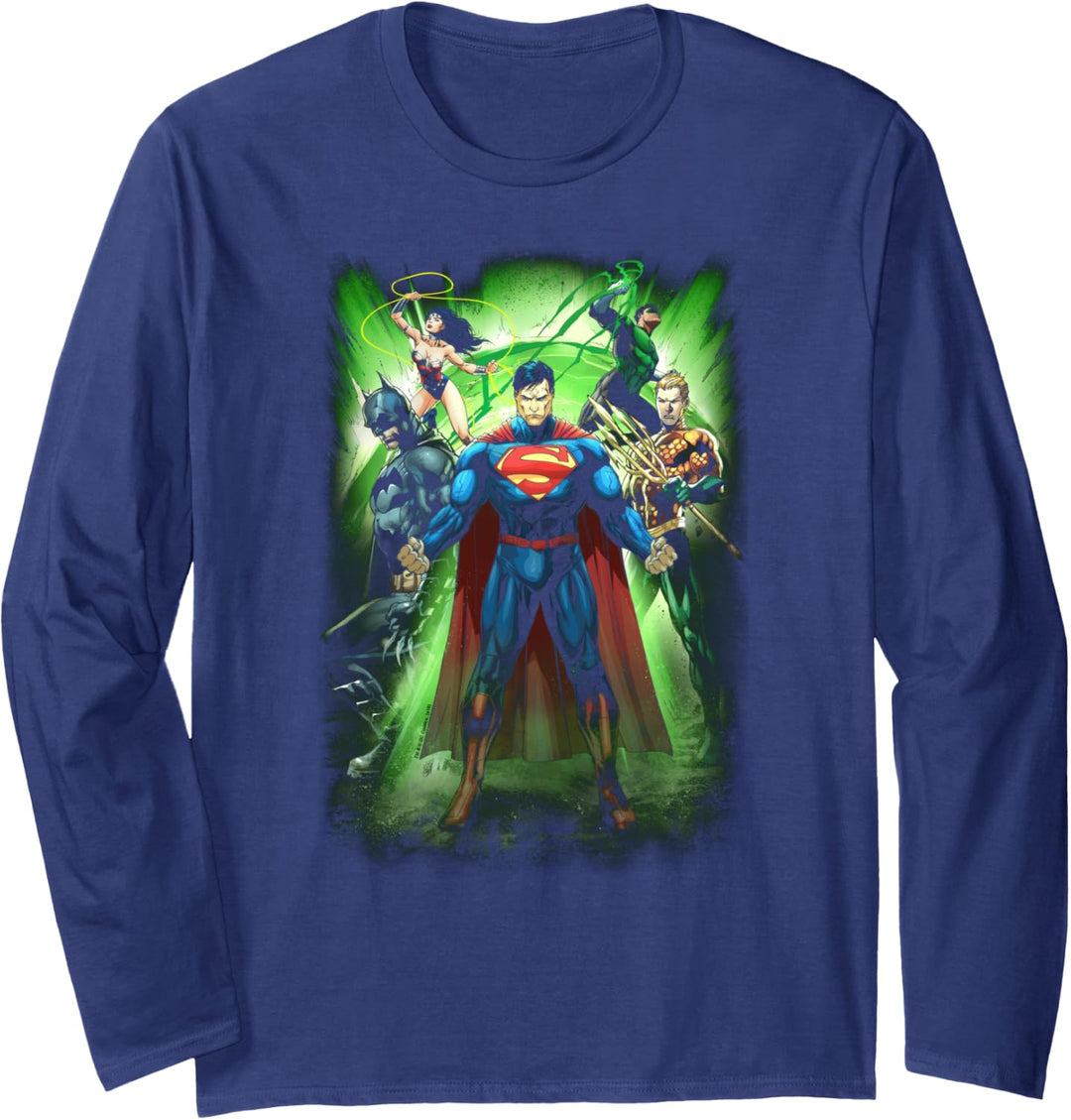 Justice League Power Burst Langarmshirt