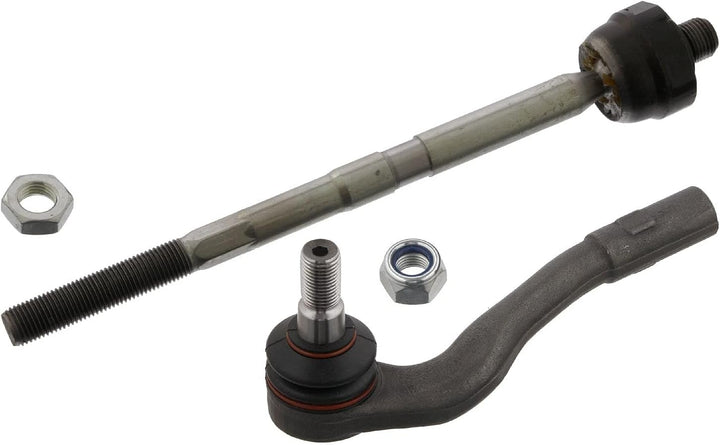 febi bilstein 40248 Spurstange mit Endstück, Mutter und Sicherungsmutter, 1 Stück Vorderachse links,
