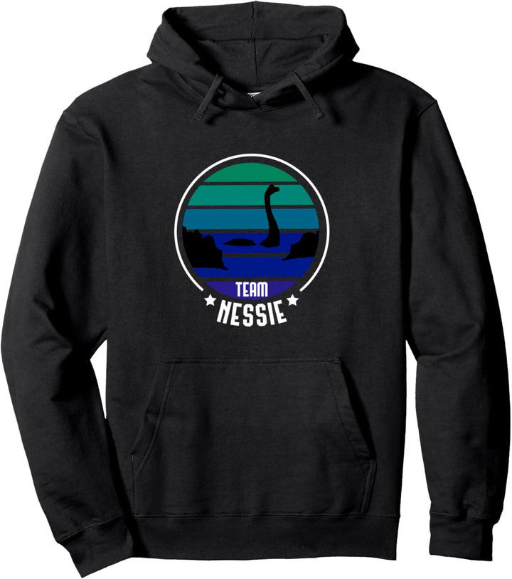 Team Nessie Loch Ness Monster Zitat Pullover Hoodie