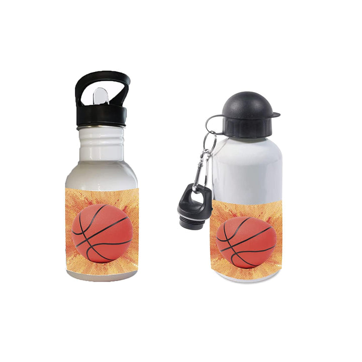 Trinkflasche mit Name/wahlweise 400ml, 500ml oder 600ml + Schriftwahl für Name + Edelstahl oder Alum